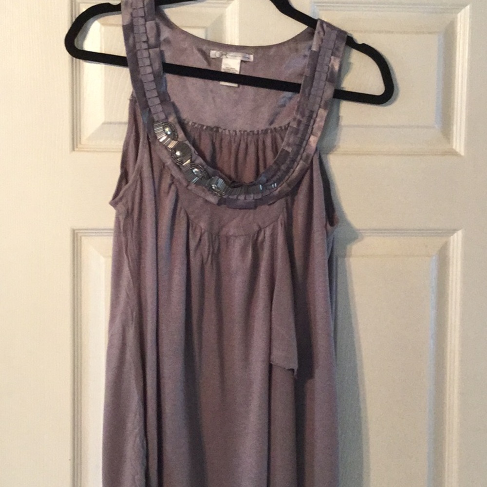 Charlotte Russe Sequined Tank Top
